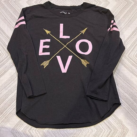 Chaser Girls LOVE & Arrow Long Sleeve Shirt - Picture 1 of 7